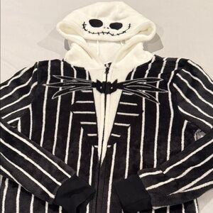 Women's Nightmare Before Christmas Jack One Piece Costume Halloween Size S
